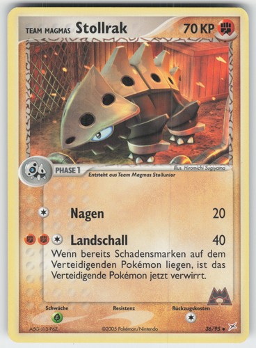 Pokémon stollrak de - pokémon, 36/95