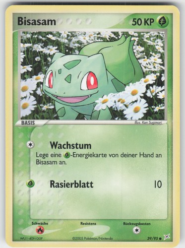Pokémon bisasam de - bisasam,