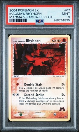 Pokemon magma rhyhorn 95 - rhyhorn, 67/95