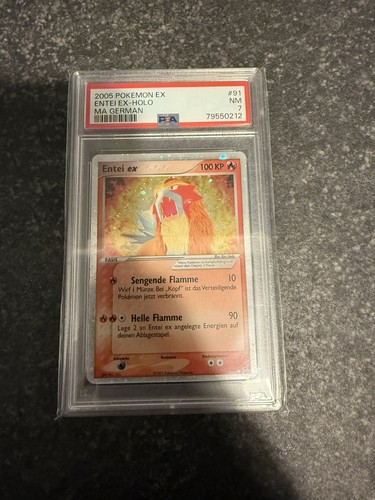 Entei holo pokemon team - entei, ex