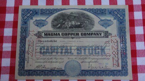 Magma copper company 1927 - magma,
