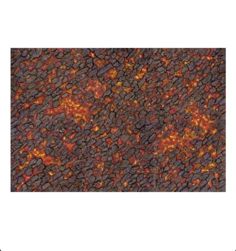 Magma river 3x3 - 3x3', (90cm×90cm)