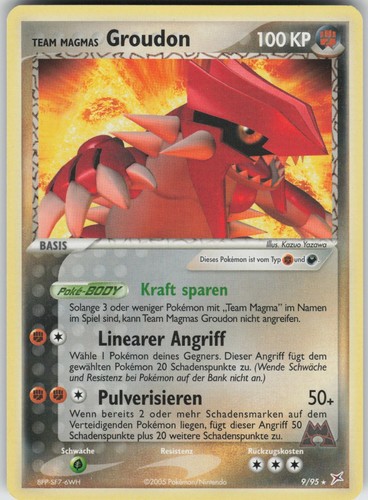 Team magma groudon holo - team, magma's