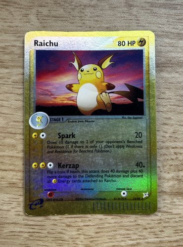 Raichu reverse holo ex - 13/95,