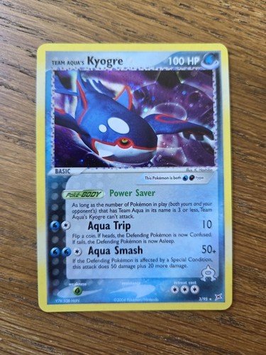 Team aqua kyogre 95 holo - aqua's, 3/95