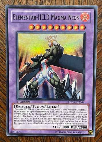 Elementar held magma - yu-gi-oh!, elementar-held