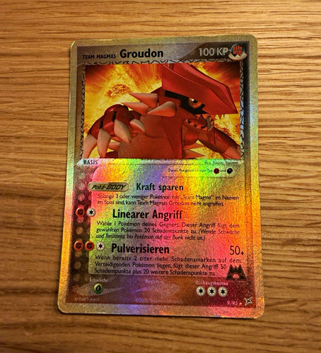Team magmas groudon rare - groudon, 9/95