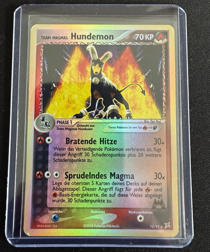 Pokemon team magmas hundemon - magmas,
