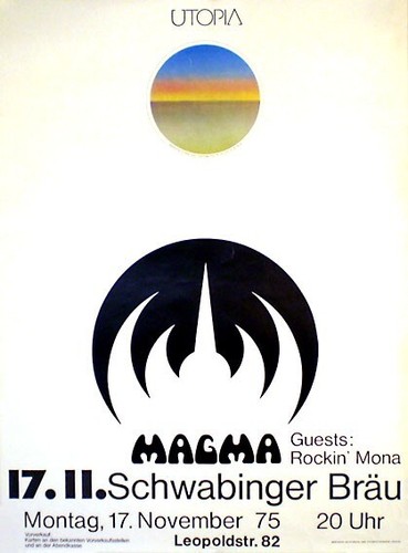 Magma rares konzertplakat - magma,
